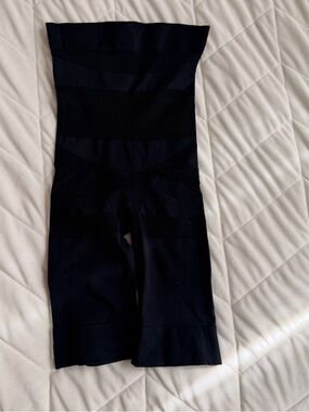 High-Waist Black Shapewear Shorts